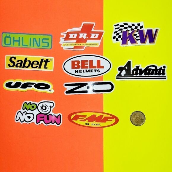 3/$20 brand new 10x waterproof car racer stickers - Picture 1 of 1